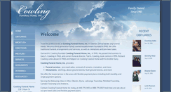 Desktop Screenshot of cowlingfuneralhomeoh.com